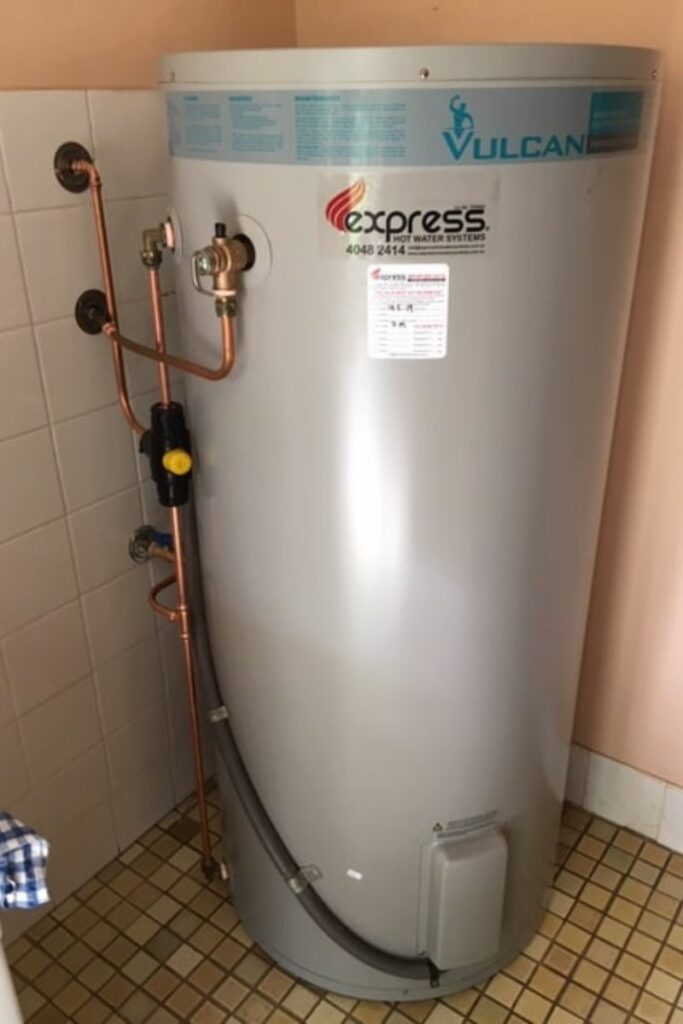 leaking hot water system